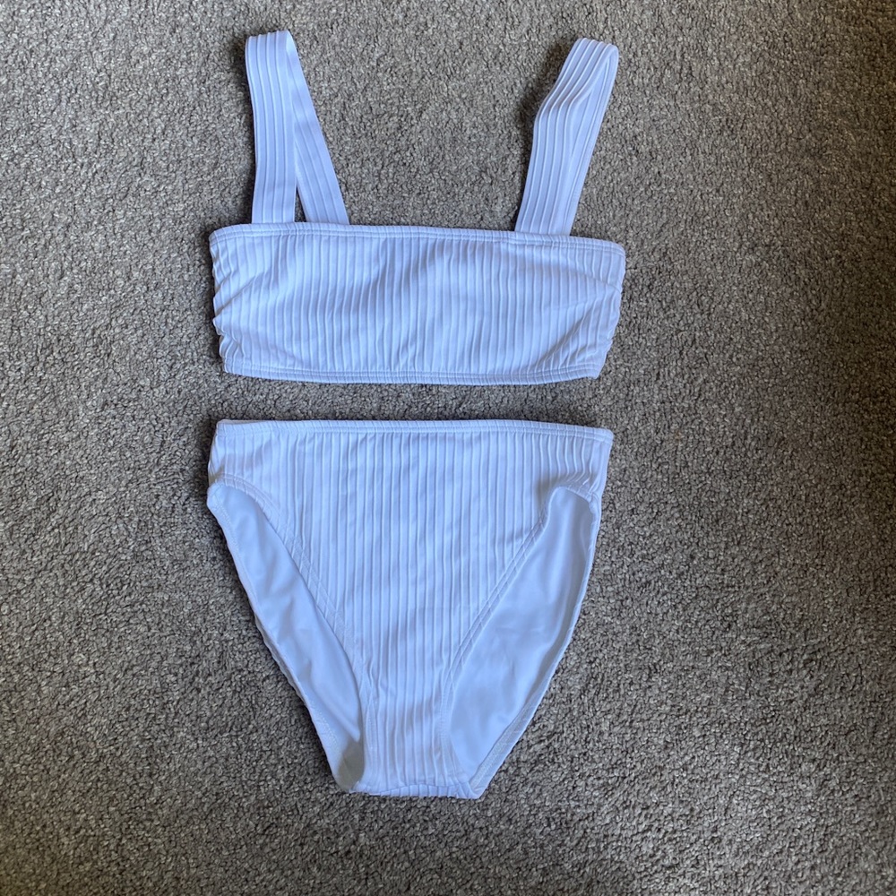 NWOT Vince Camuto High Waisted Bikini | White | Small